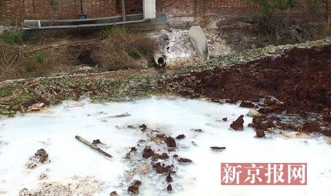 探访河北廊坊污水渗坑:白色黑色绿色污水相互拼接