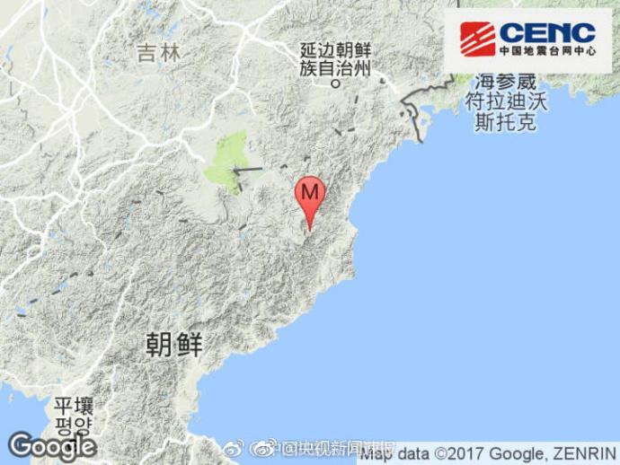 朝鲜发生6.3级地震 中国吉林省多地有明显震感